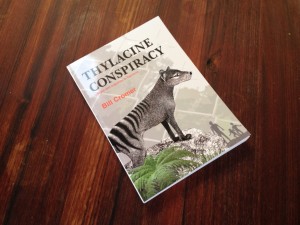 Front cover of the book, Thylacine Conspiracy, by Bill Cromer